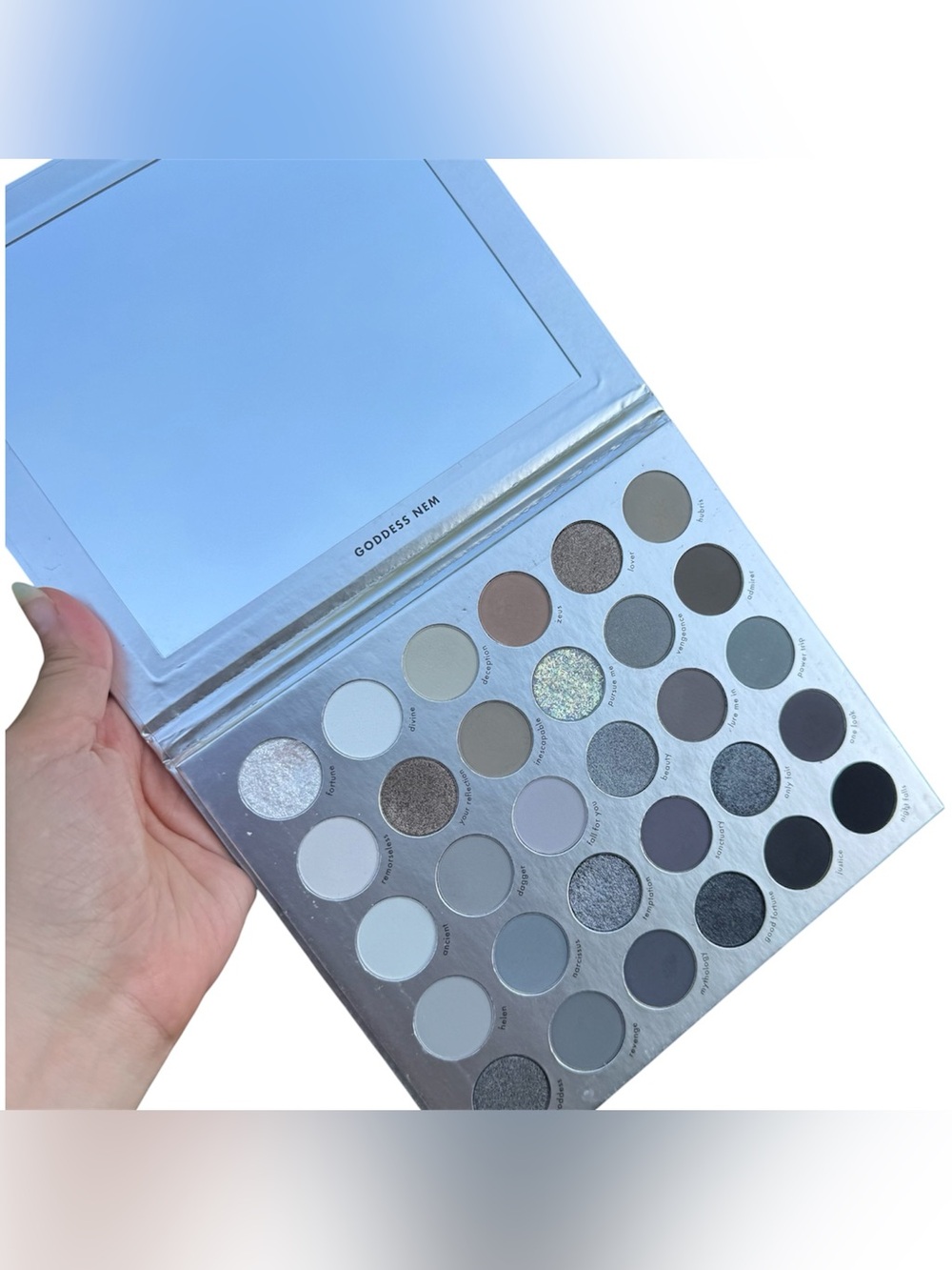 Kara Beauty Dark Gothic Goth Alternative Goddess Nem Eyeshadow Pallete